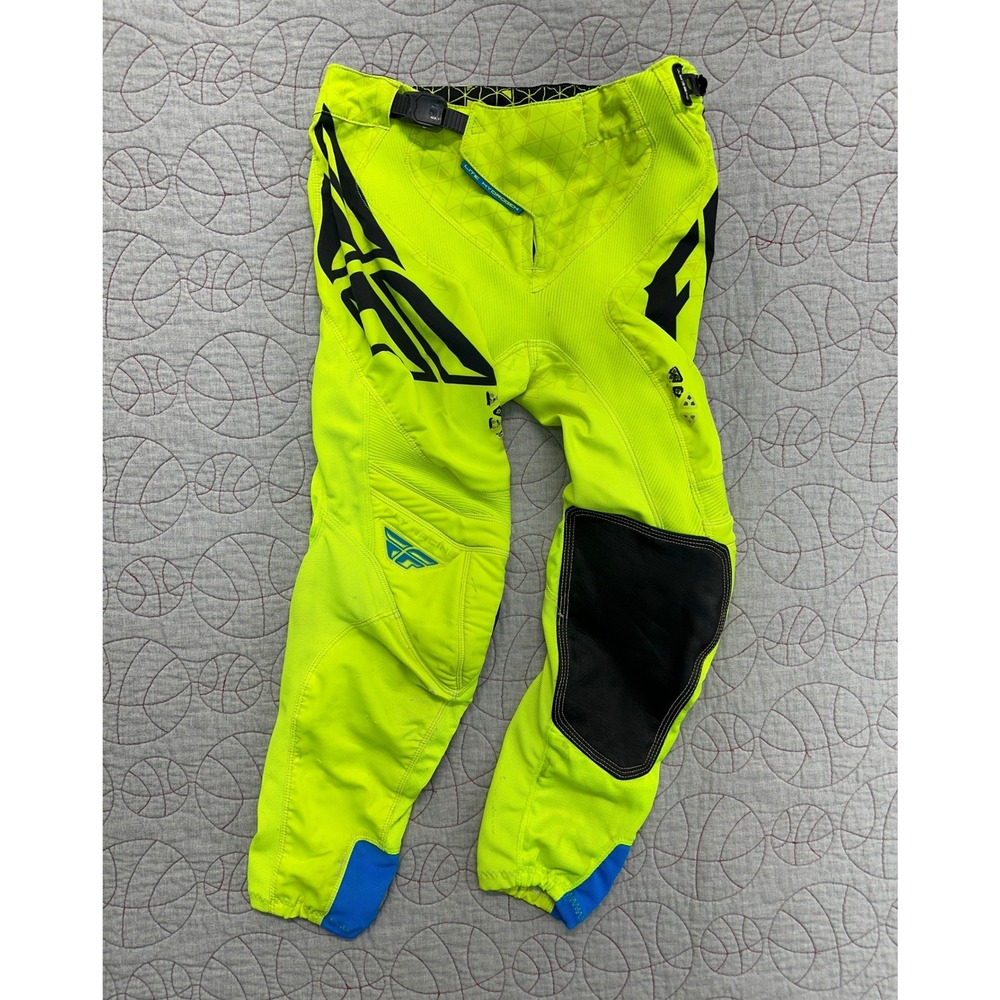 Fly Racing Lite Hydrogen Pants Hi-Vis LTD ED Motocross Pants / Men's 28